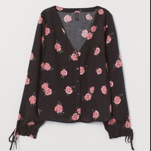 H & M button down blouse